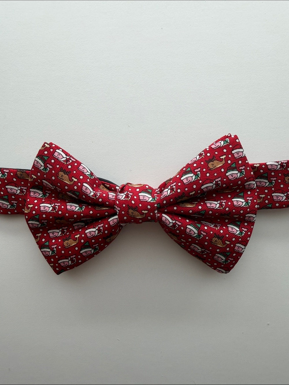 Vineyard Vines Red Patterned Kids Bow Tie